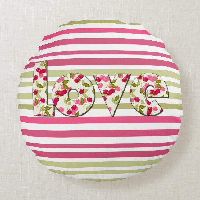 Coussins Ronds Lancer l'oreiller (Devant)