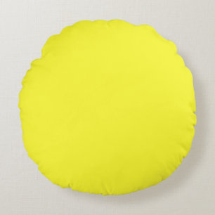 Coussins Ronds Lanzarote Citron Acide Néon Jaune Romance Tropica
