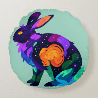 Coussins Ronds Lapin Magique
