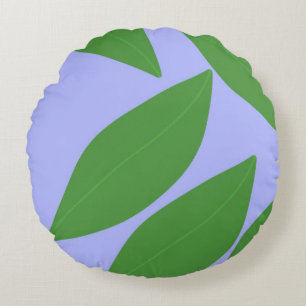 Coussins Ronds L'art abstrait feuille