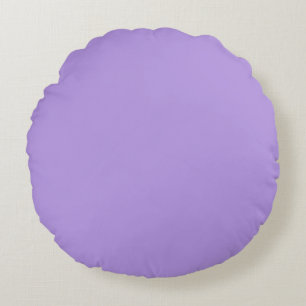 Coussins Ronds Lavande, couleur unie,