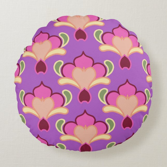 Coussins Ronds Lavender Sprig (Devant)