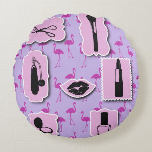 Coussins Ronds Le Motif du logo cosmétique
