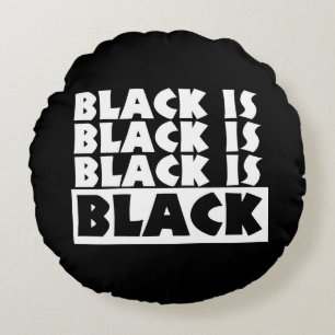 Coussins Ronds Le noir est noir
