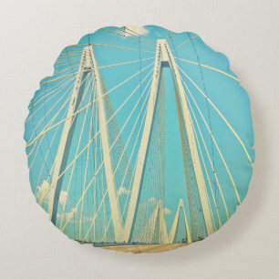 Coussins Ronds Le pont de Fred Hartman