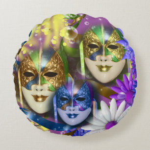 Coussins Ronds Le quinceanera vénitien de mascarade masque EN