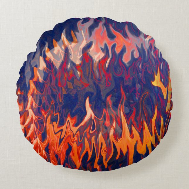 Coussins Ronds Les cauchemars d'un pompier....... (Devant)