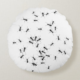 Coussins Ronds Les fourmis partout