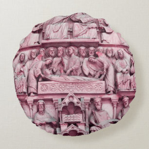 Coussins Ronds Les sculptures historiques et chrétiennes Notre Da