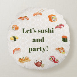 Coussins Ronds Let’s sushi and party!