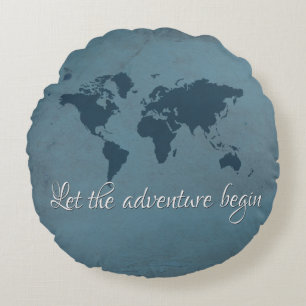 Coussins Ronds Let the adventure begin