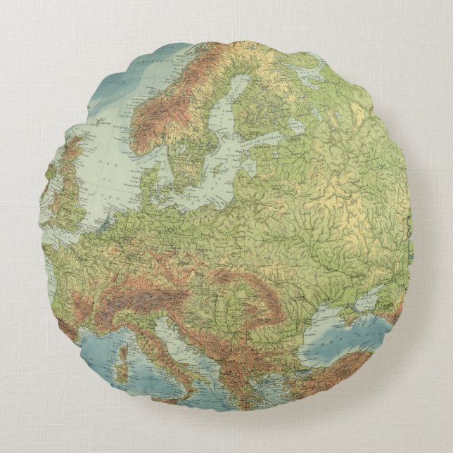Coussins Ronds L'Europe 18 2 (Devant)