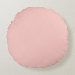 Coussins Ronds Light Gossamer Pink, Solid Color Pastel