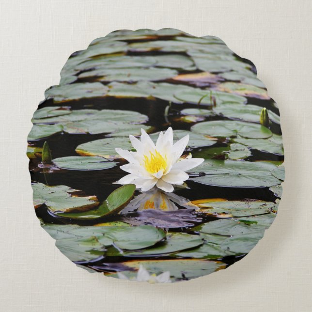 Coussins Ronds Lily Pond Surprise 1 (Devant)
