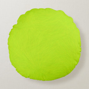 Coussins Ronds Lime vert Abstrait