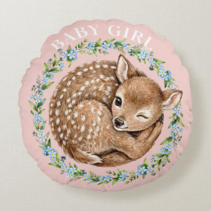 Coussins Ronds Lit de fleurs circulaire d'animal impertinent - Fa