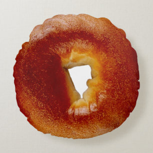 Coussins Ronds Lit et bagel