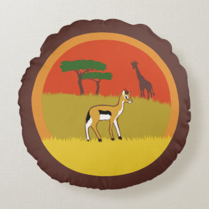 Coussins Ronds Little Gazelle