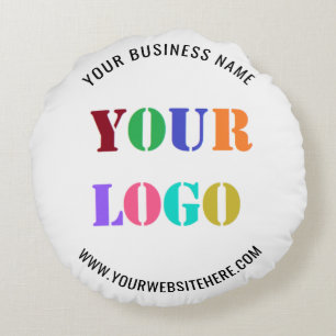 Coussins Ronds Logo Promotionnel Personnalisé 