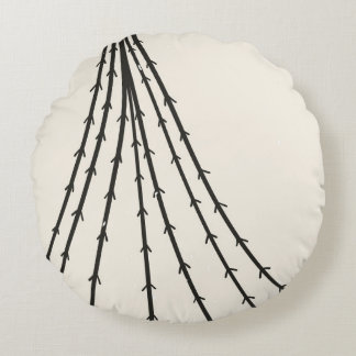 Coussins Ronds Lune Abstraite