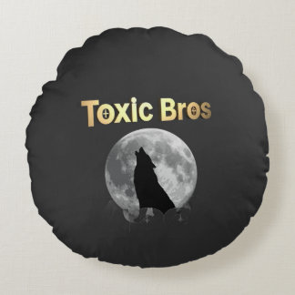Coussins Ronds Luxury Moon Round Pillow, Toxic Bros Signature