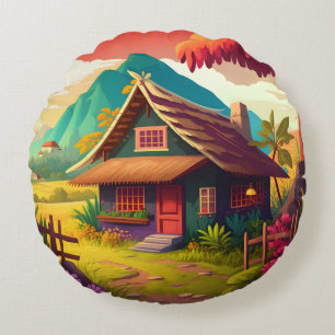Coussins Ronds Maison traditionnelle philippine-36543