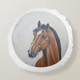 Coussins Ronds Majestic Horse Portrait T-Shirt
