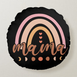 Coussins Ronds Mama Rainbow