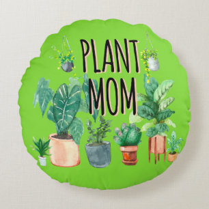 Coussins Ronds Maman plante - Jardinage, Cadeau Planter Pour Mama