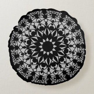 Coussins Ronds mandala géométrique décoratif