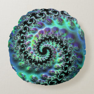 Coussins Ronds Mandelbrot Discovery Round Cushion