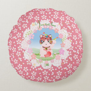 Coussins Ronds Maneki Neko Lucky Luna