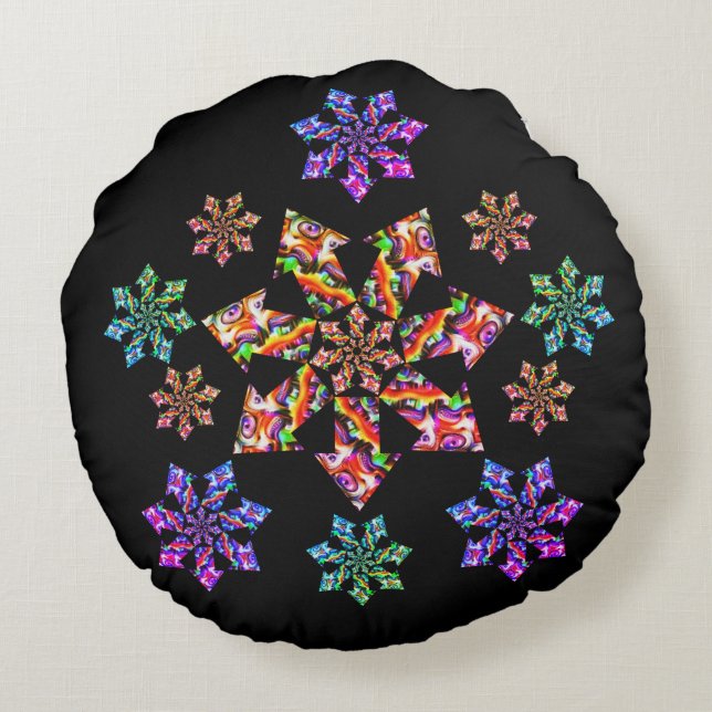 Coussins Ronds Mantis sept étoiles (Dos)