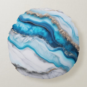 Coussins Ronds Marbre de Blue River