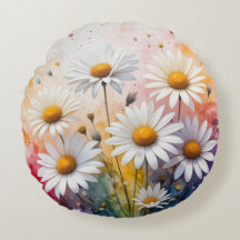 Marguerites sur un arrière - plan coloré