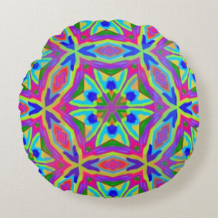 Coussins Ronds Marqueurs magiques Mandala