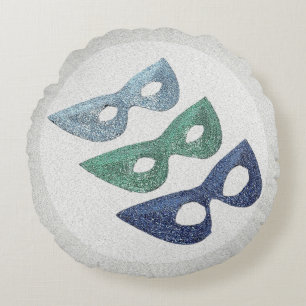 Coussins Ronds Masques d'étincelles -