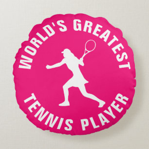 Coussins Ronds Meilleure joueuse de tennis du monde