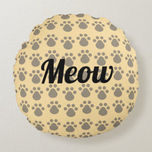 Coussins Ronds Miaou, Empreintes de Pattes