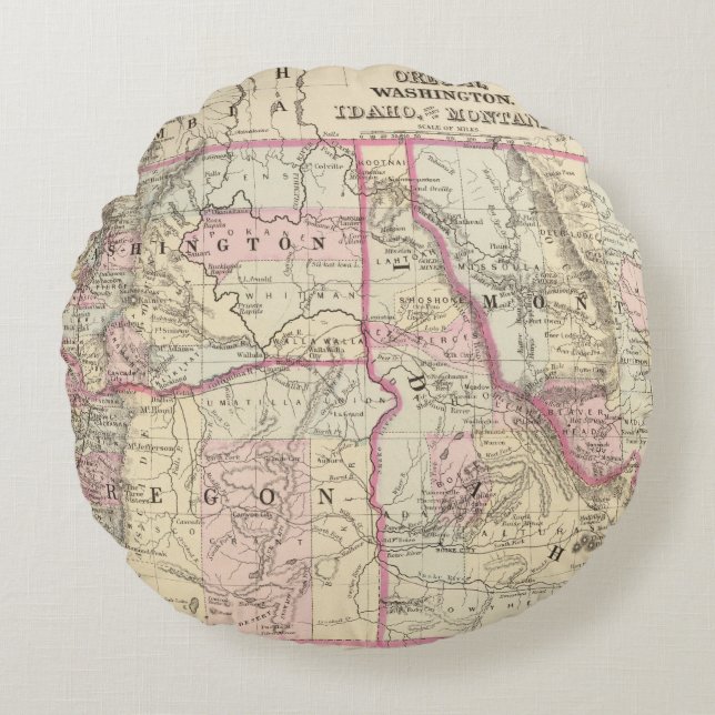 Coussins Ronds Minerai, lavage, IDA, Mont (Devant)