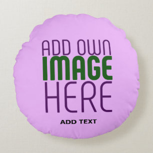 COUSSINS RONDS MODELE DE TEXTE D'IMAGE MAUVE SIMPLE ÉDITABLE MODE
