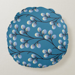 Coussins Ronds Modèle floral mignon sans apparence