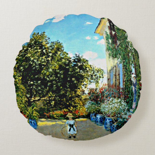 Coussins Ronds Monet - Maison de l'artiste à Argenteuil (Devant)