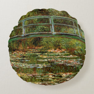 Coussins Ronds Monet Pont Japonais Giverney