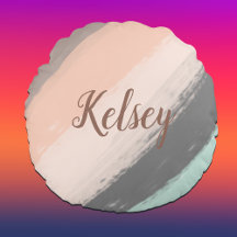 Monogramme Brush Strokes Colorée |