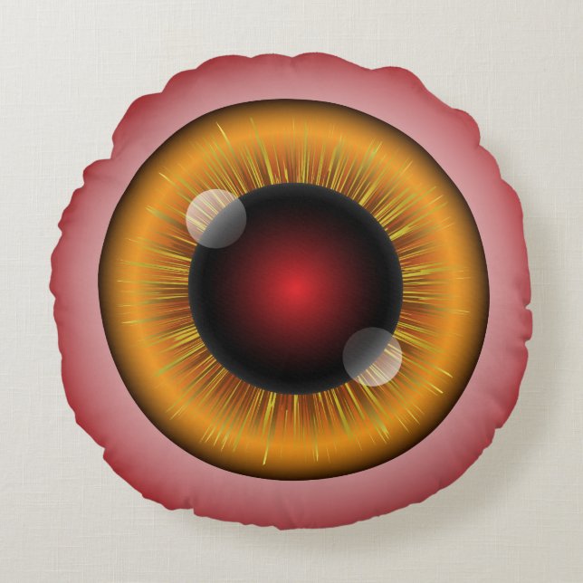 Coussins Ronds Monster Eyeballs (Devant)