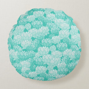 Coussins Ronds Motif 2 de Lotus