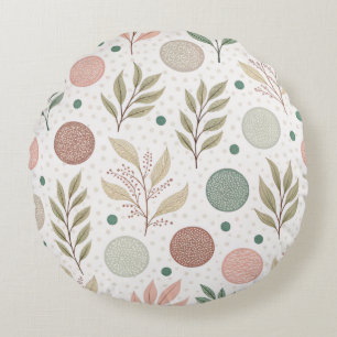 Coussins Ronds Motif à pois professionnel 40 cm