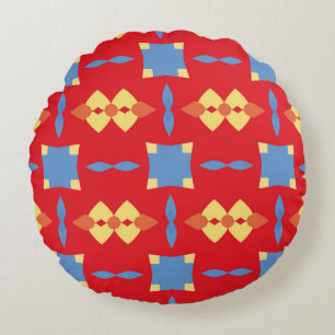 Coussins Ronds motif Abstrait. abstrait, arrière - plan, badge, b