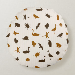Coussins Ronds Motif animal 2